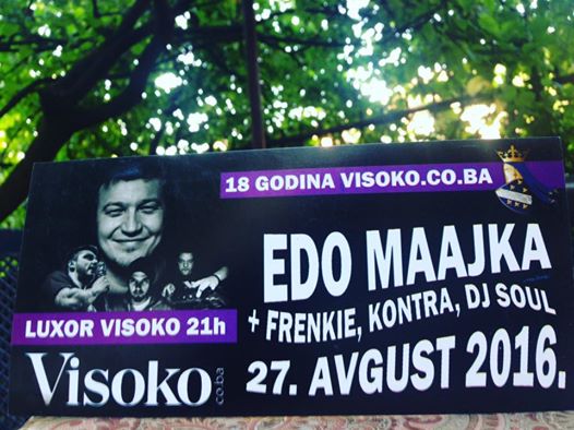 Pet dana do spektakla: Proslava punoljetstva Visoko.co.ba uz Edu Maajku, Frenkiea, Kontru i DJ Soula
