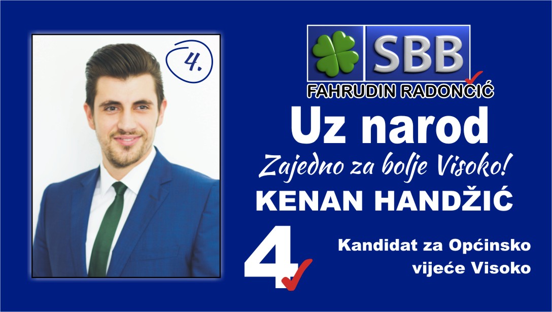 OO SBB Visoko: Predstavljanje kandidata – Kenan Handžić