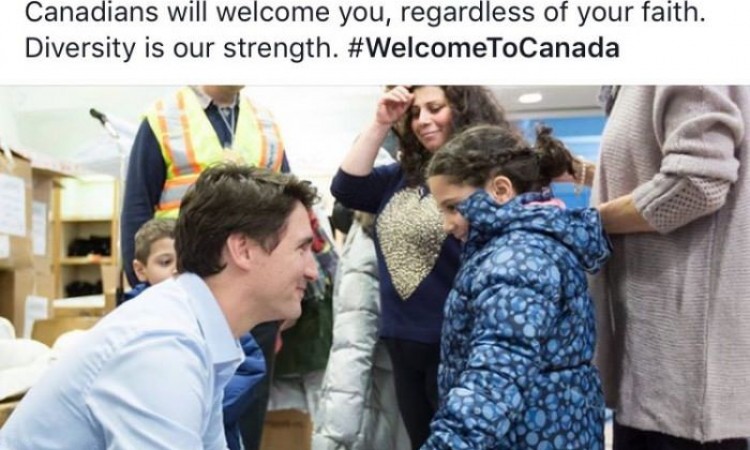 Trudeau: Izbjeglice su dobrodošle u Kanadu