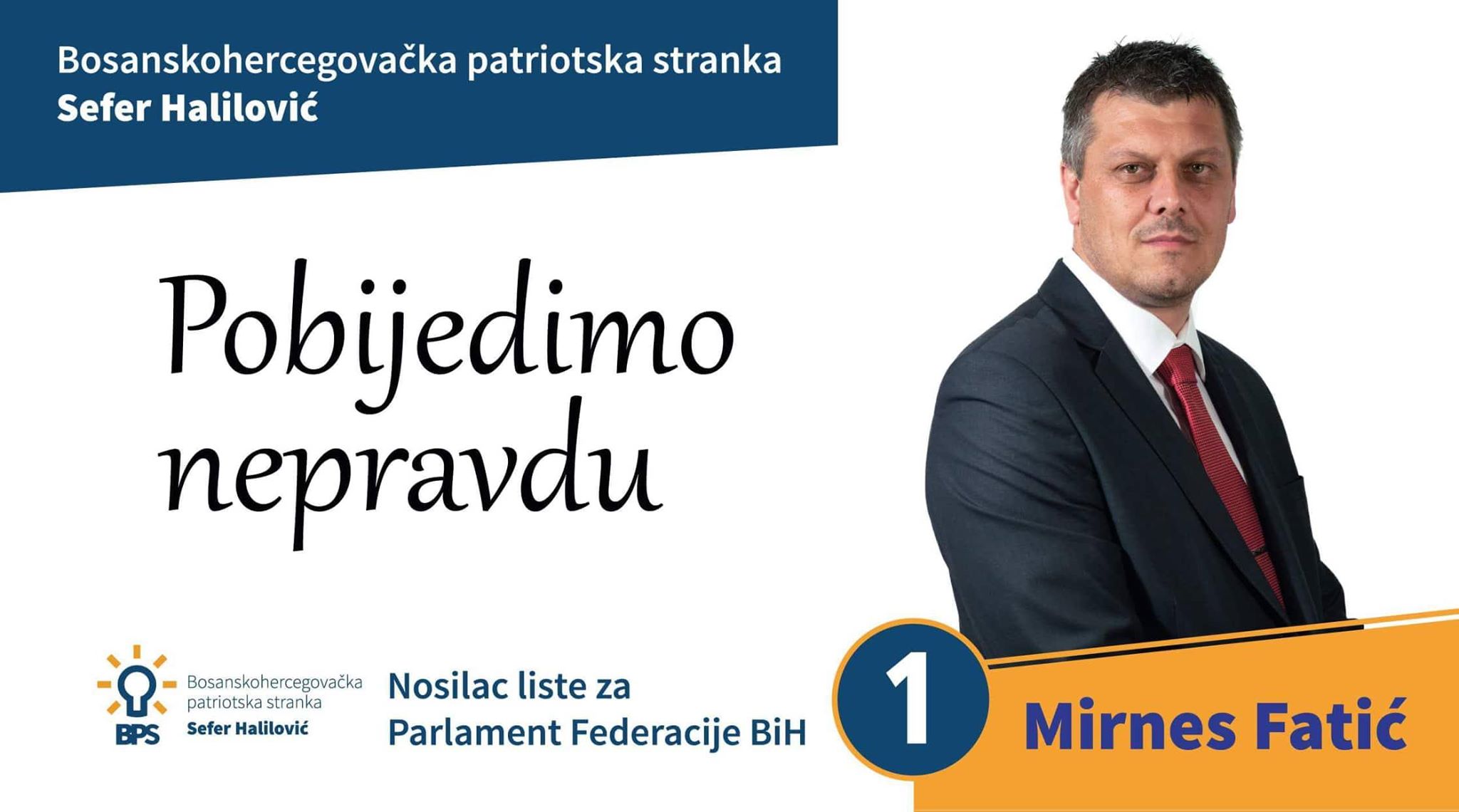 Mirnes Fatić (BPS): Bosnu i Hercegovinu treba osloboditi olovkom