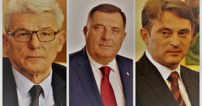 Džaferović, Dodik i Komšić u vodstvu