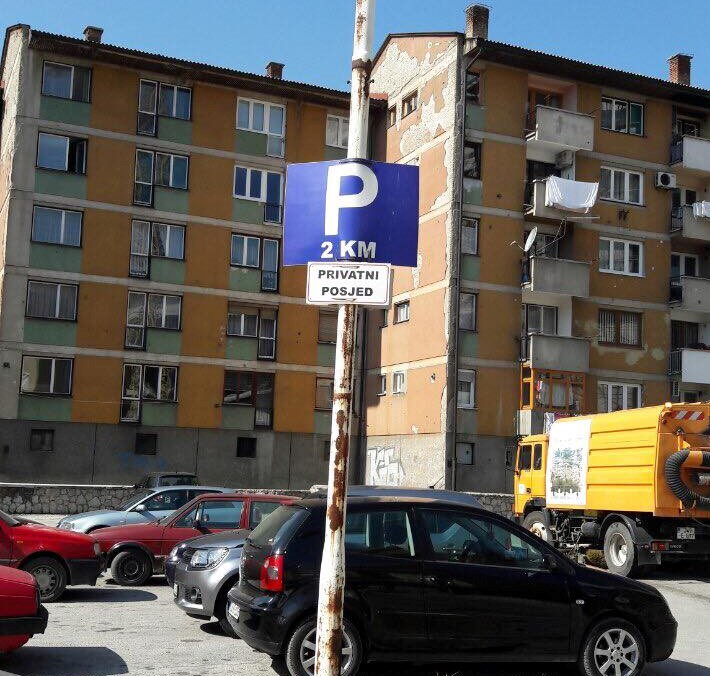 Od danas vam je parking iza Veme 2KM jer se radi o privatnom posjedu