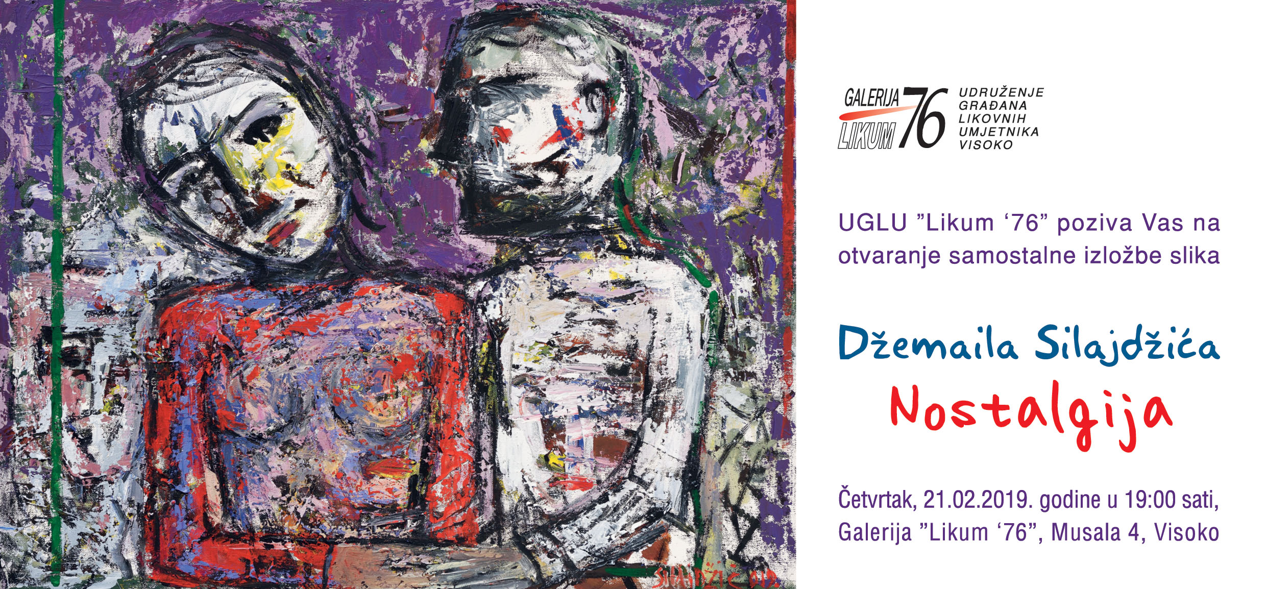 U četvrtak izložba Džemaila Silajdžića pod nazivom “Nostalgija” u galeriji Likum ‘76