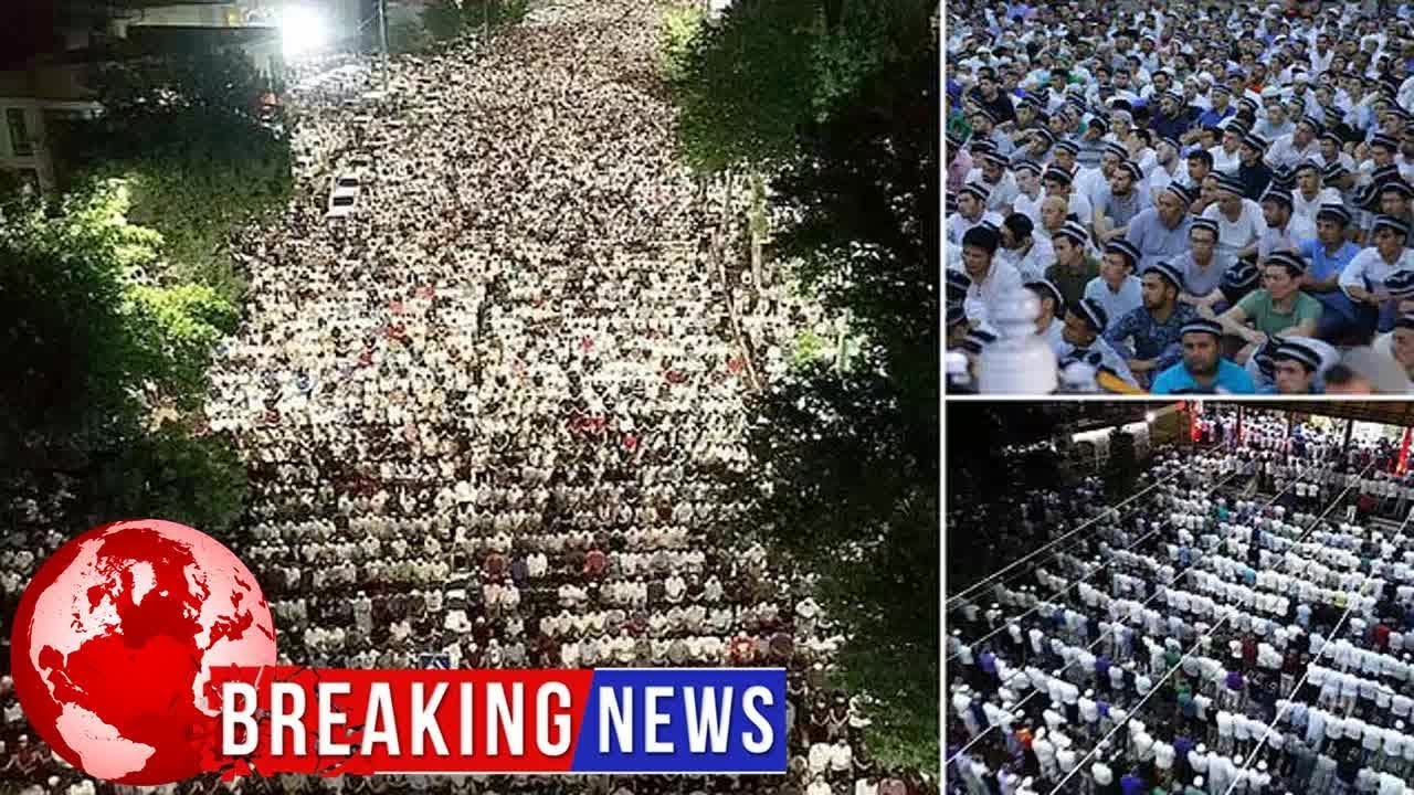 Nevjerovatni prizori masovne molitve muslimana na ulicama Uzbekistana Nevjerovatni prizori masovne molitve muslimana na ulicama Uzbekistana