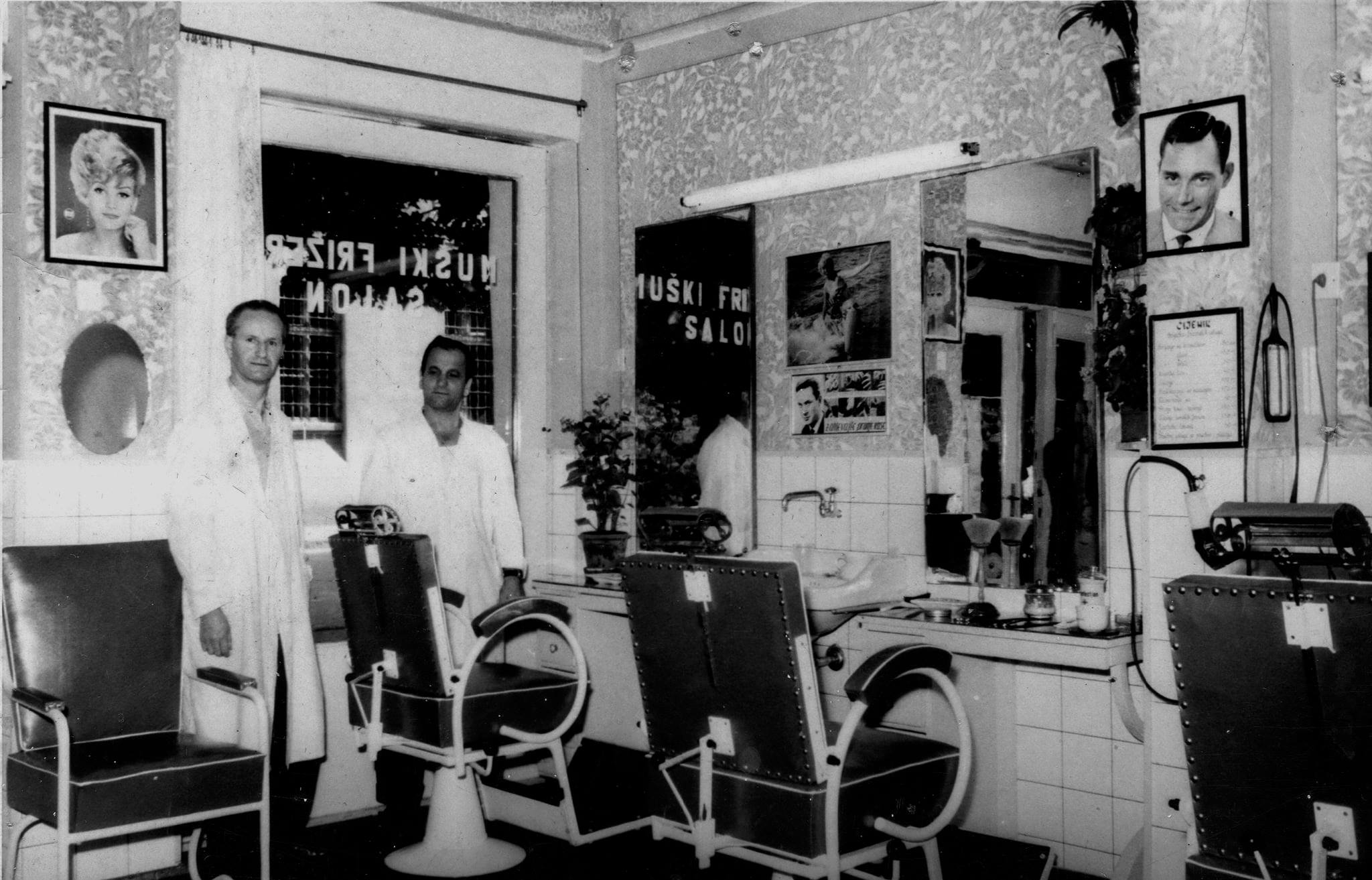 Tragom starih fotografija: Muški frizerski salon na Jaliji, 1964.godine