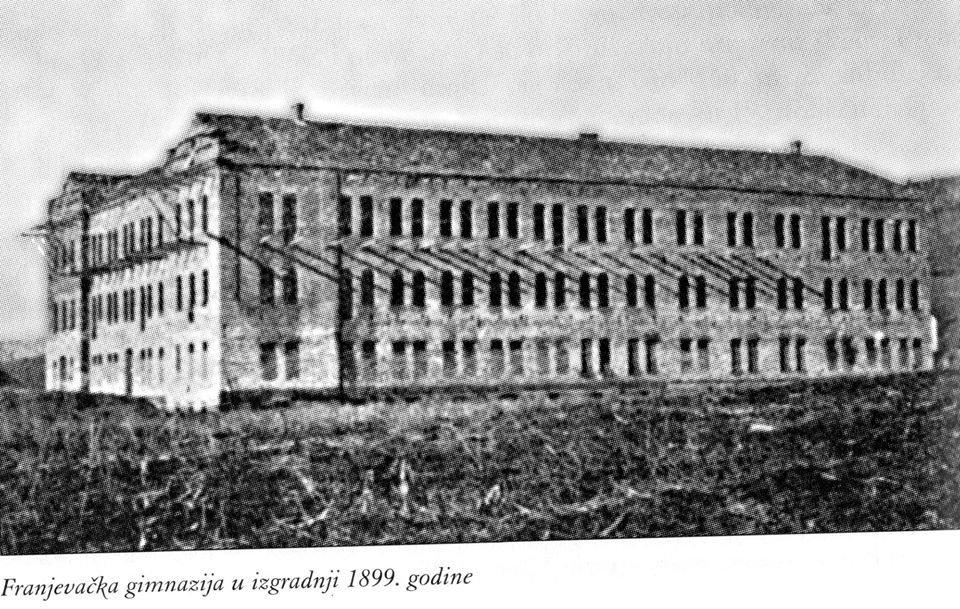 Tragom starih fotografija: Zgrada Franjevačkog samostana 1899.godine