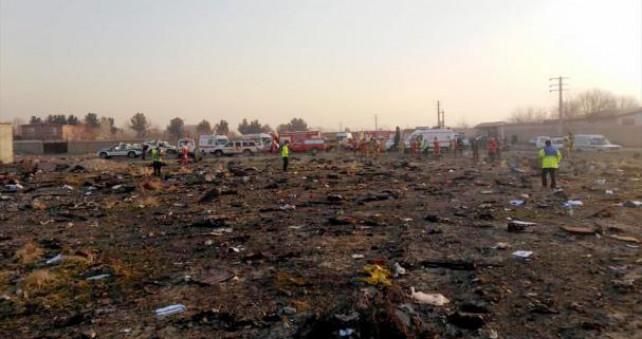 U padu aviona Ukrainian Airlinesa poginulo 176 osoba