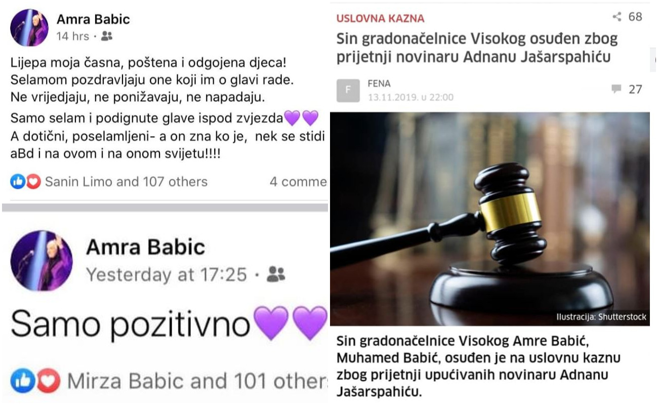 Foto: Facebook / Profil Amre BAbić na društvenim mrežama