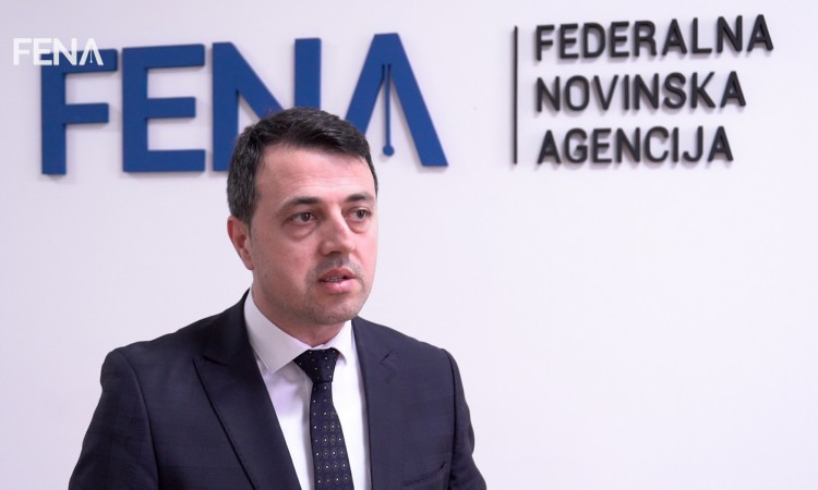 Premijer ZDK-a Mirza Ganić u posjeti Federalnoj novinskoj agenciji (FENA-i)