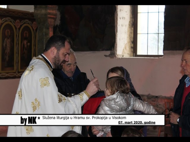 Photo intermezzo: Služena liturgija u Hramu sv. Prokopija u Visokom