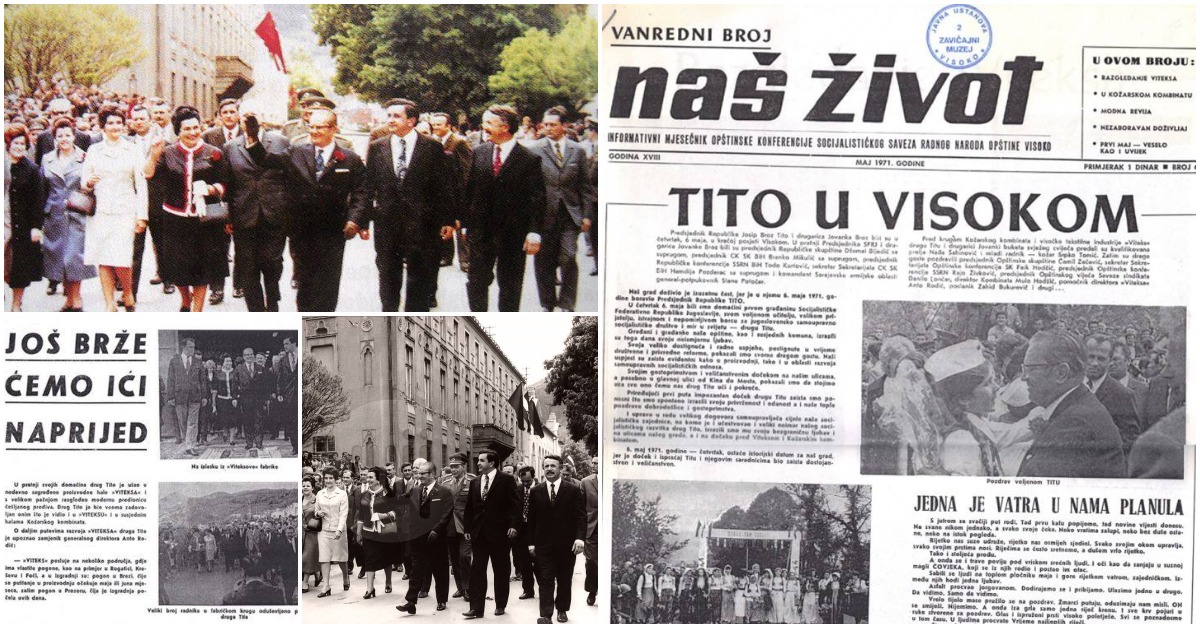 (FOTO/VIDEO) Na današnji dan 1971. godine – Tito u Visokom: ‘Govore nam da smo siromašni, a mi njih oblačimo’