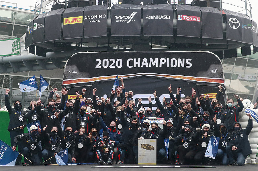 Hyundai Motorsport slavi drugu u nizu WRC titulu u poretku konstruktora