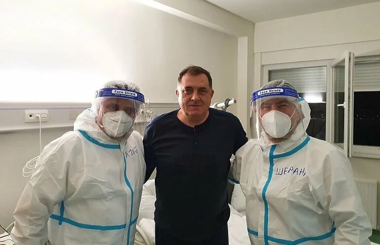 Milorad Dodik s ljekarima