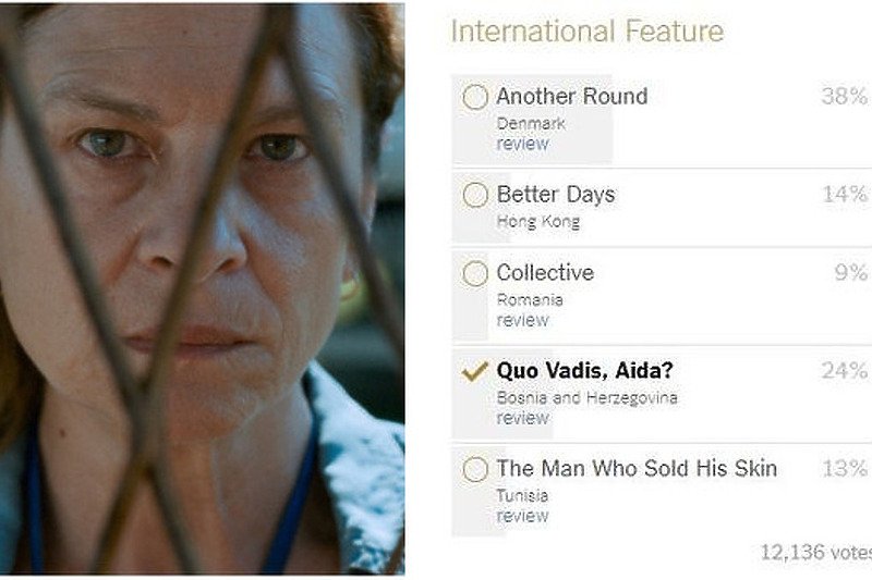 Glasajte za “Quo vadis, Aida?” u anketi The New York Timesa