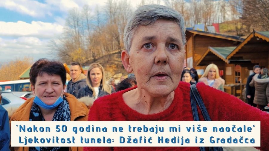 (VIDEO) Hedija Džafić nakon posjete tunelima u Visokom tvrdi: Poslije 50 godina više ne nosim naočale