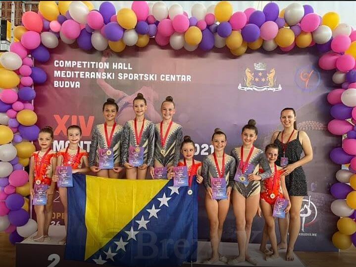 Članice KRG “Visoko” uspješne u Budvi, kući ponijele sedam medalja