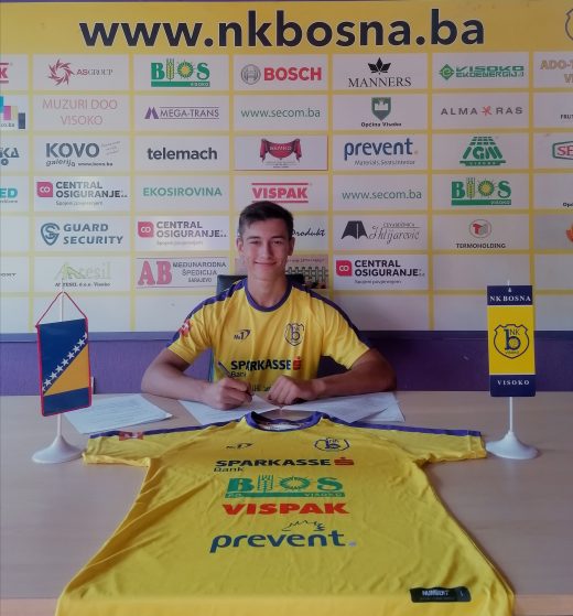 Talentovani junior potpisao ugovor sa NK “Bosna”