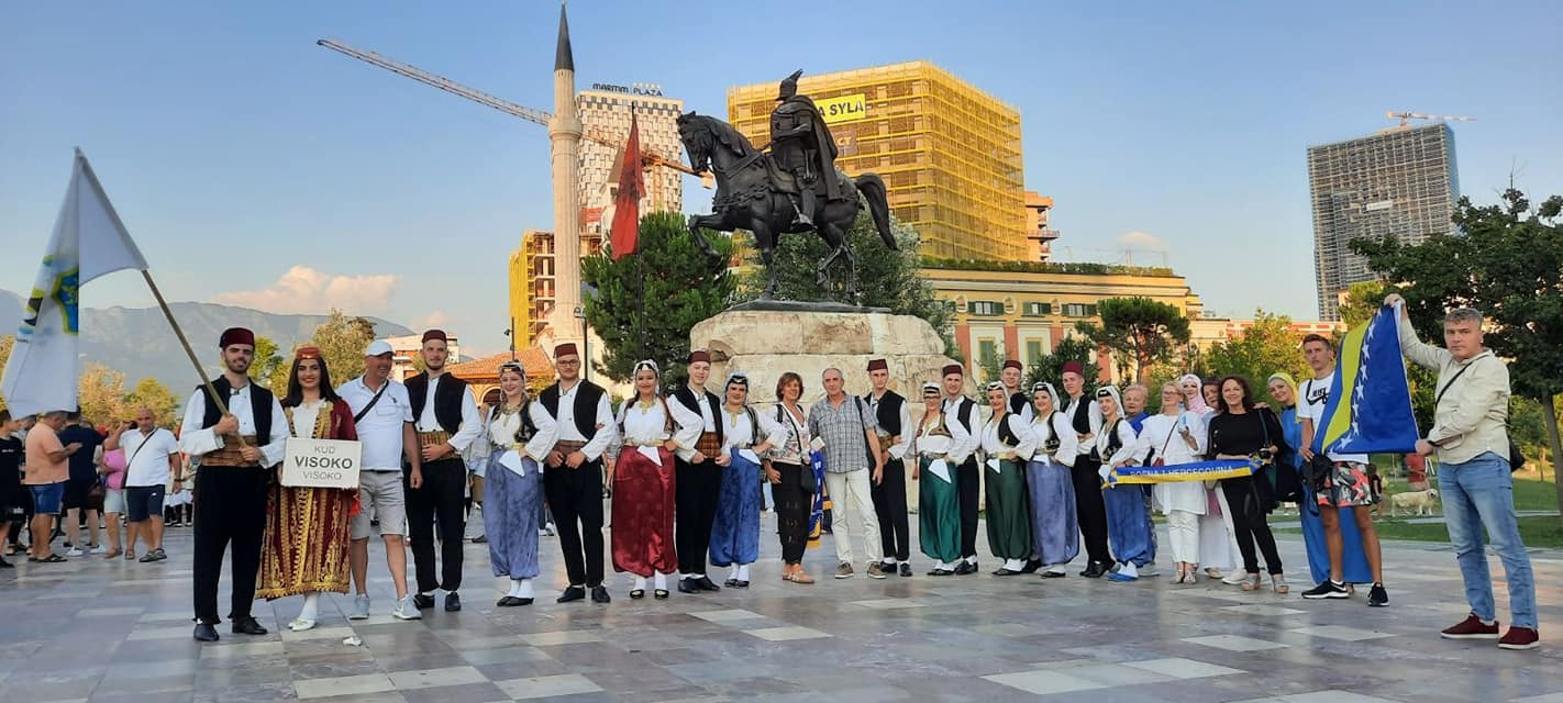 KUD “Visoko” učestvovao na Internacionalnoj smotri folklora u Tirani