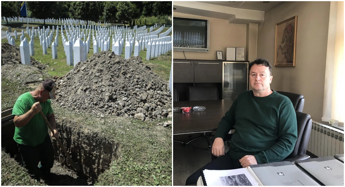 Karavdić: Počeo iskop grobnih mjesta u Potočarima za 19 žrtava genocida