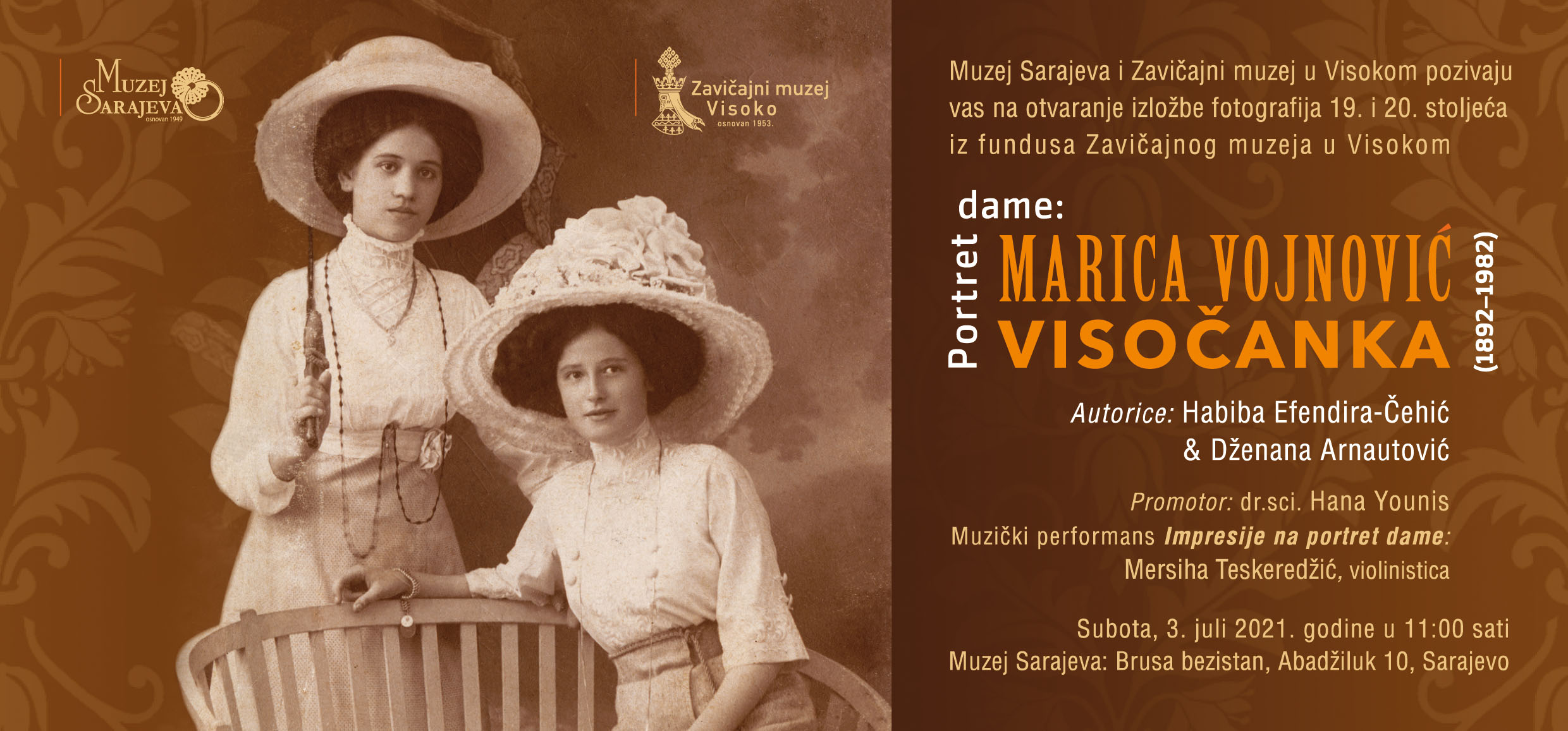 Izložba “Portret dame: Marica Vojnović” u Muzeju Sarajeva