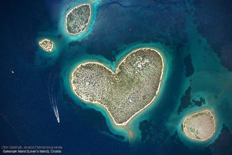 Jeste li već posjetili Otok ljubavi u Hrvatskoj? Idealan je za putovanje u dvoje
