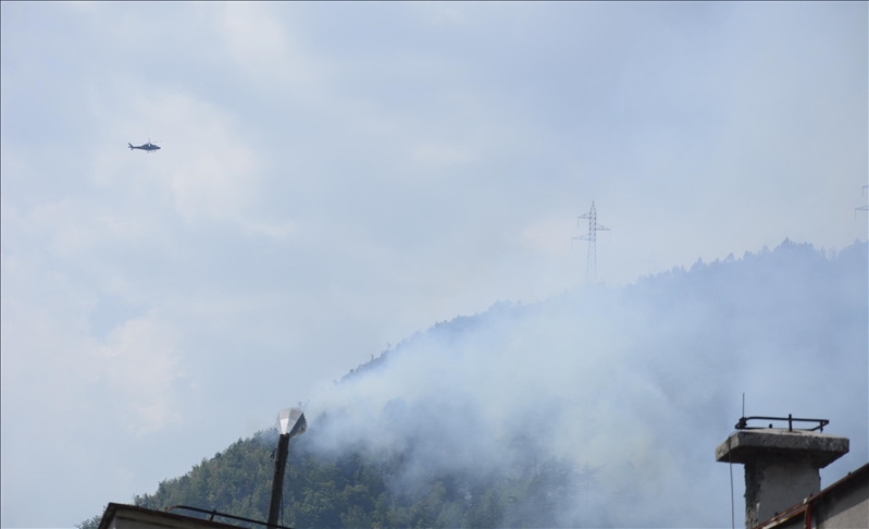 Stanje na požarištu u Jablanici stabilno, nema otvorenog plamena