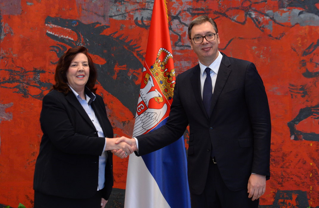Ambasadorica Aida Smajić i Aleksandar Vučić