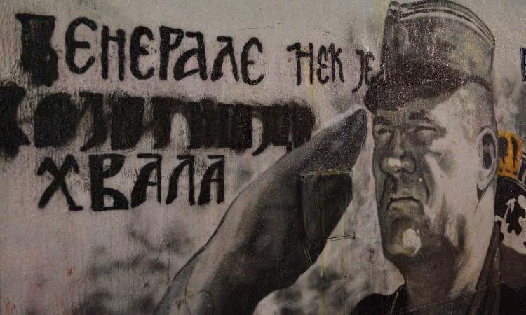 Izvjestitelji VE zatražili od vlasti u Srbiji da uklone mural Ratka Mladića