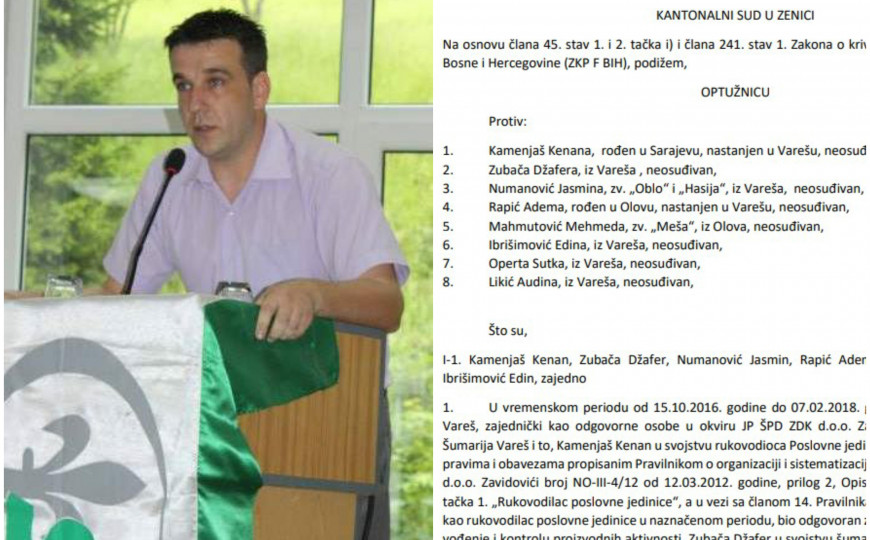 AVAZ / Optuženo osam šumara u ZDK, među njima i upravnik Šumarije: Ovo su njihova imena