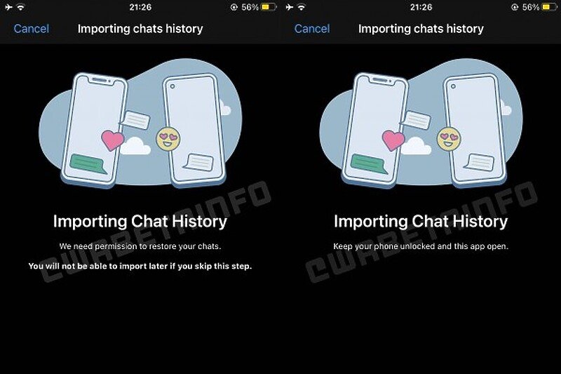 WhatsApp će uskoro omogućiti prenošenje historije chata između Androida i iOS-a