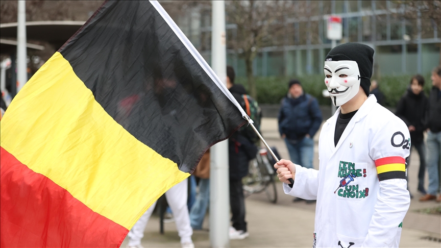 Belgija: Stotine građana na protestu protiv obavezne anticovid vakcinacije
