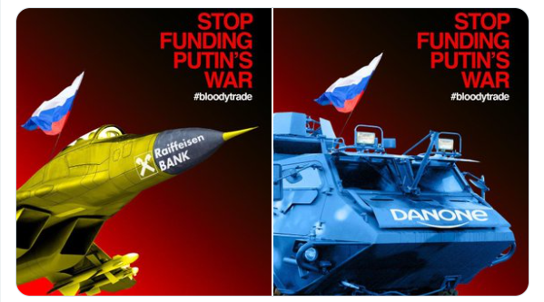 Na Twitteru se prozivaju kompanije koje i dalje posluju u Rusiji i uzimaju ‘krvavi novac’