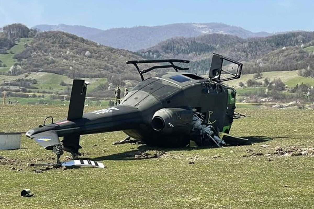 SIPA u Visokom: Tužilaštvo traži izvještaj o uzrocima prevrtanja helikoptera Oružanih snaga BiH
