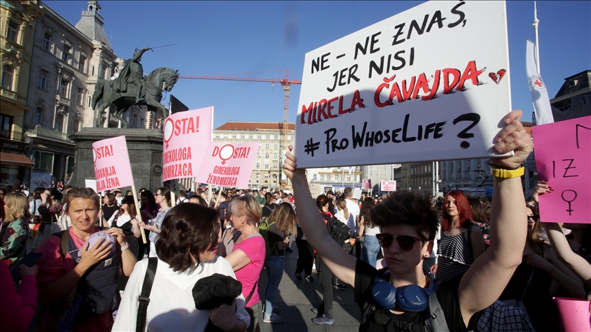 Hrvatska: Više tisuća na prosvjedu za pravo na pobačaj