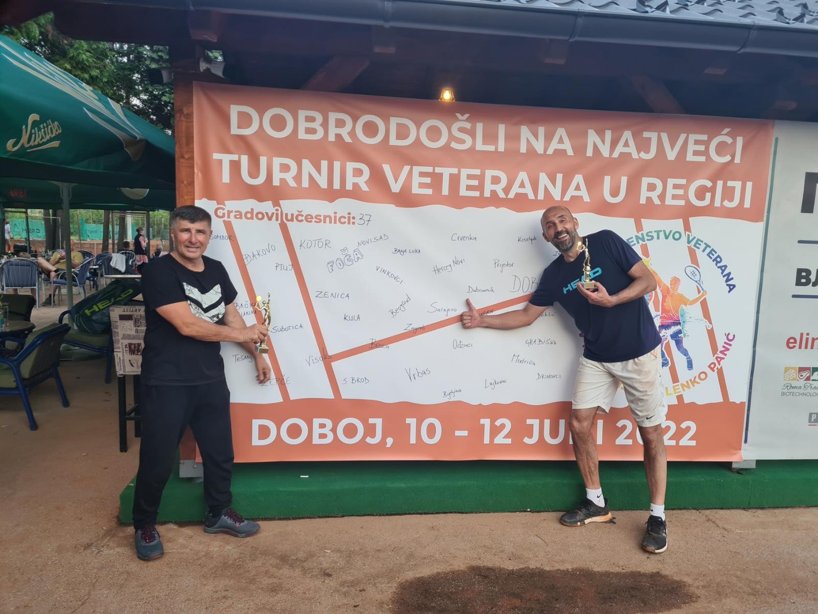 Emir Bešlagić pobjednik turnira veterana u Doboju u kategoriji 50+