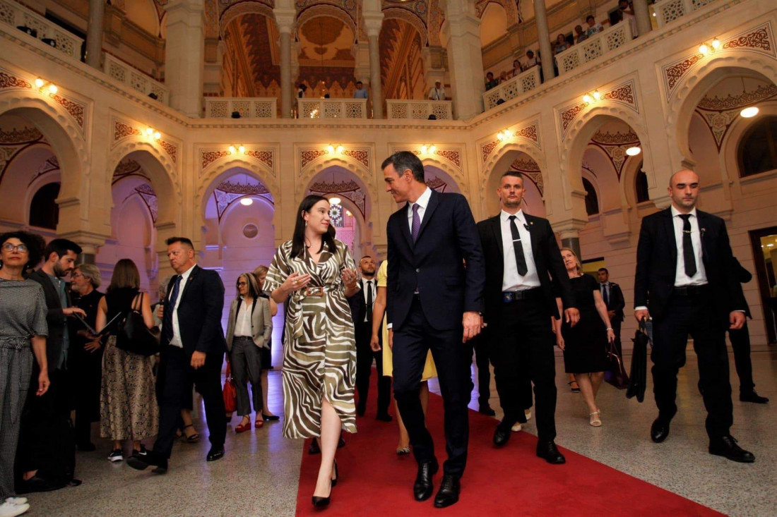 Gradonačelnica Sarajeva u Vijećnici ugostila španskog premijera