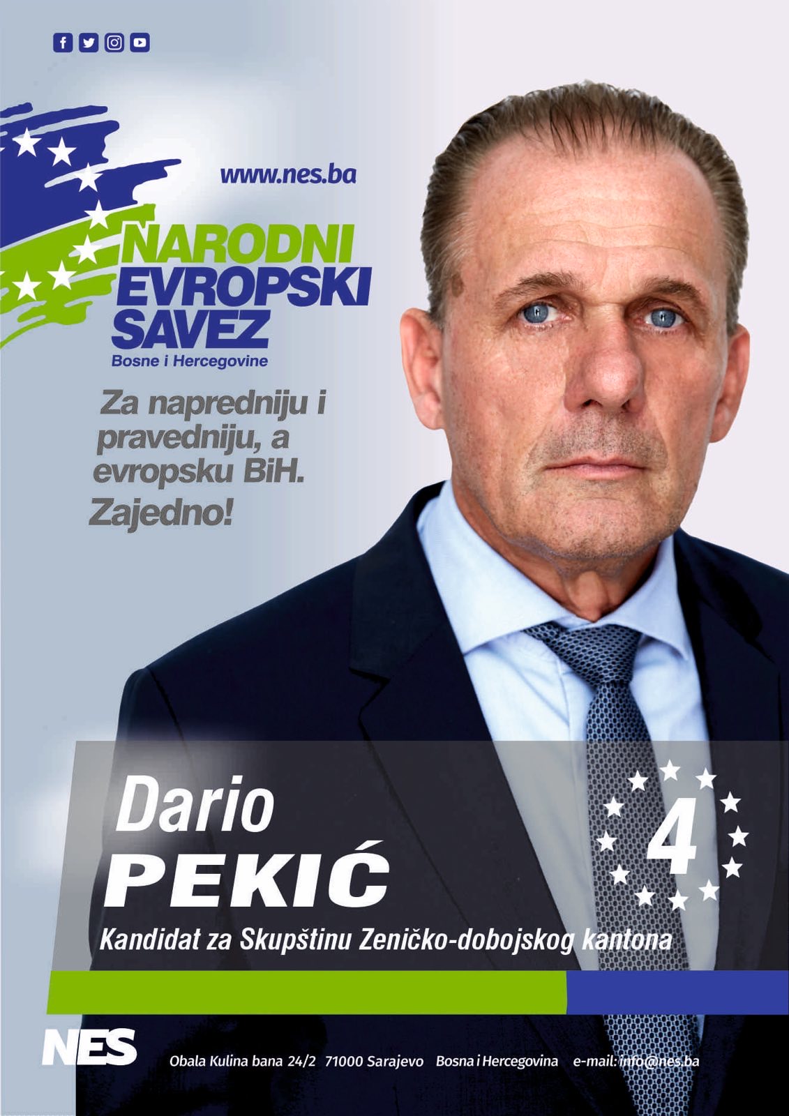 Dario Pekić: Zajedno za napredniju, pravedniju i evropskiju Bosnu i Hercegovinu
