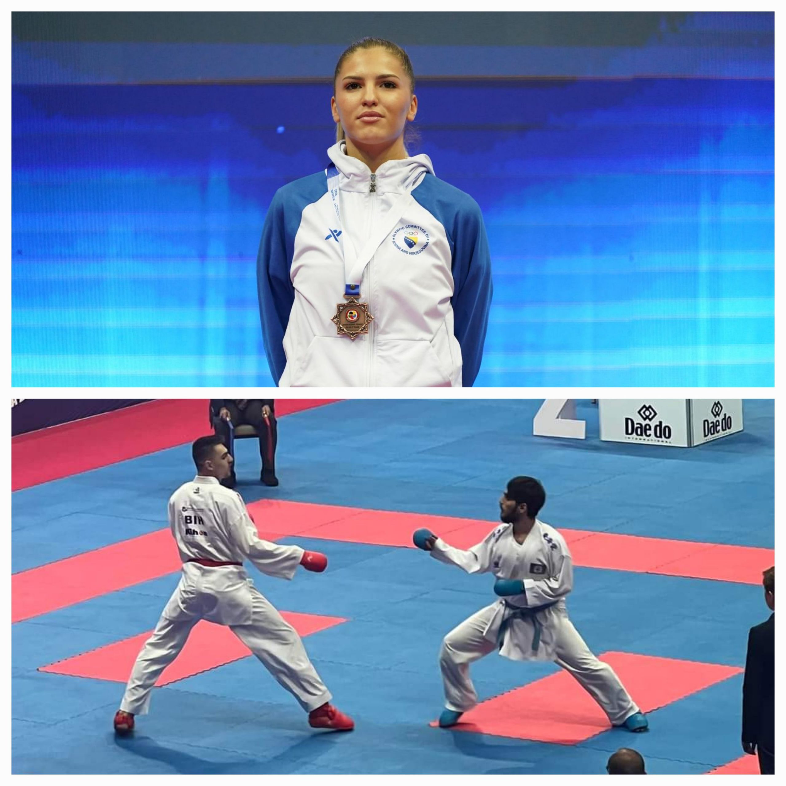 Bostandžić i Sipović na Svjetskom prvenstvu u Turskoj osvojili broncu u karateu