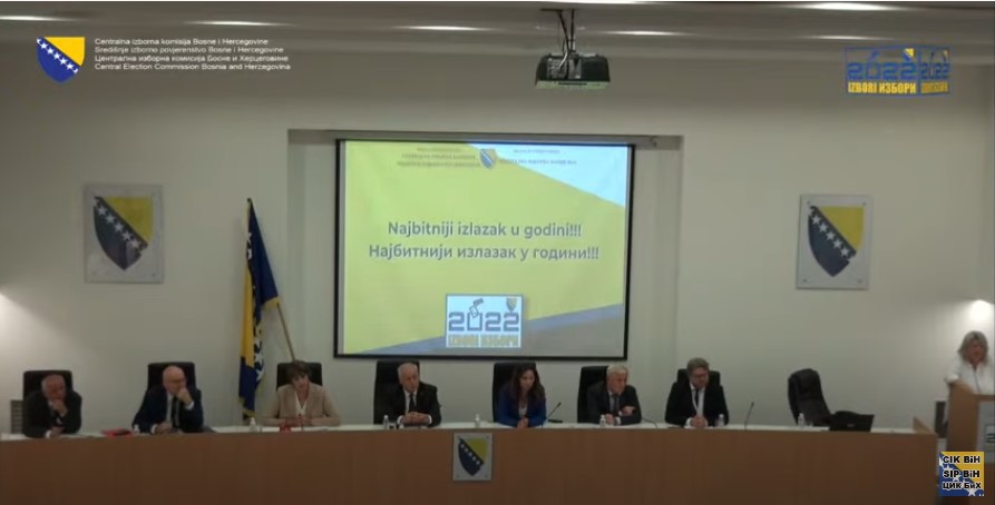 CIK BiH: Ukupan odziv birača sa redovnih biračkih mjesta 50 posto
