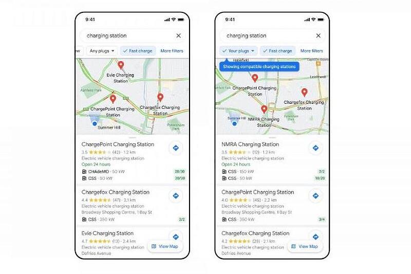 Google Maps pomaže vozačima električnih automobila da pronađu punjače