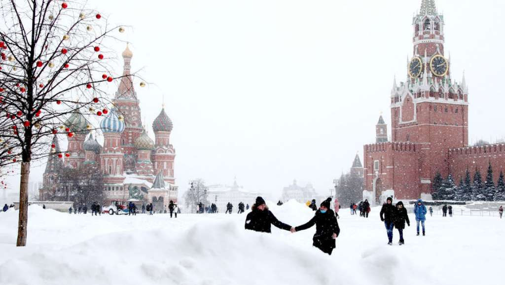 Rekordne snježne padavine u Moskvi