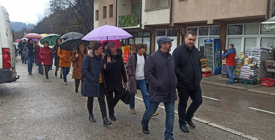 Održana protestna šetnja radnika Doma zdravlja Konjic