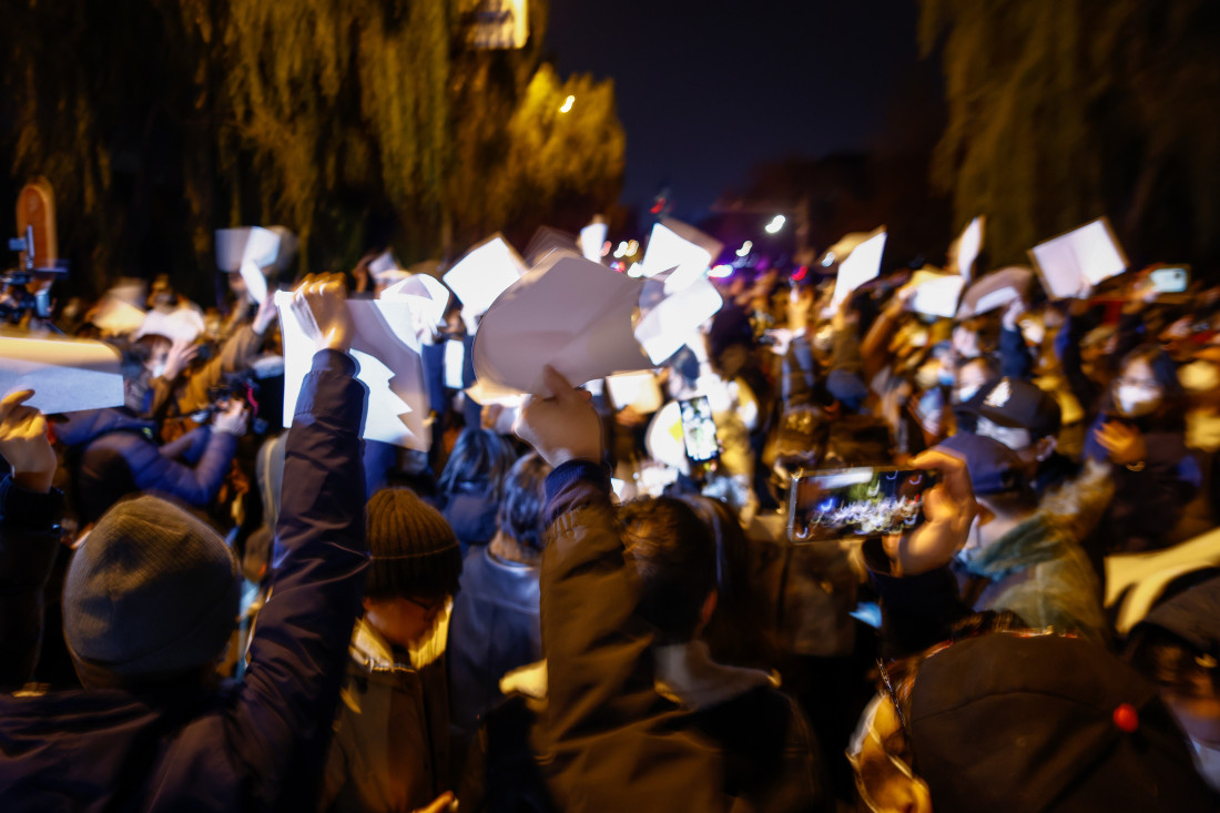 Desetine ljudi koji su učestvovali u protestima protiv vlade u Kini i dalje u pritvoru
