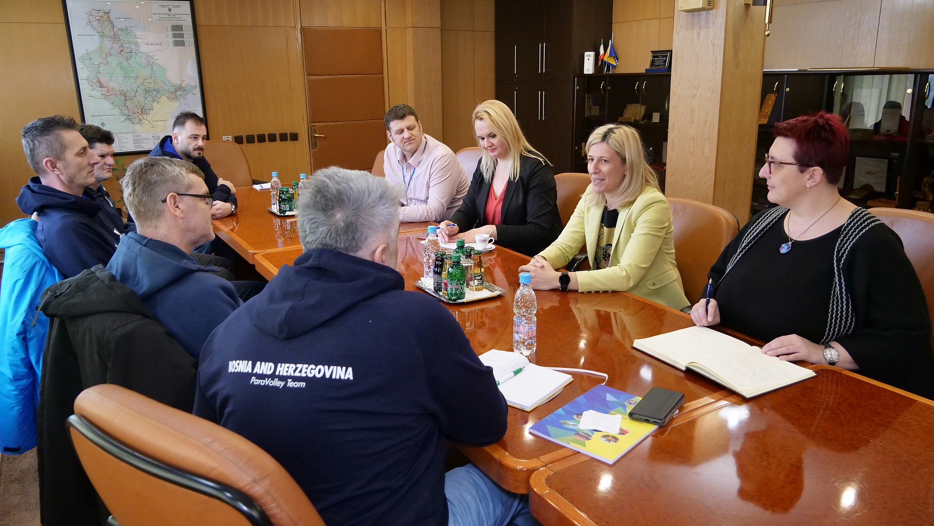 Premijerka Mehmedić razgovarala s članovima reprezentacije sjedeće odbojke BiH