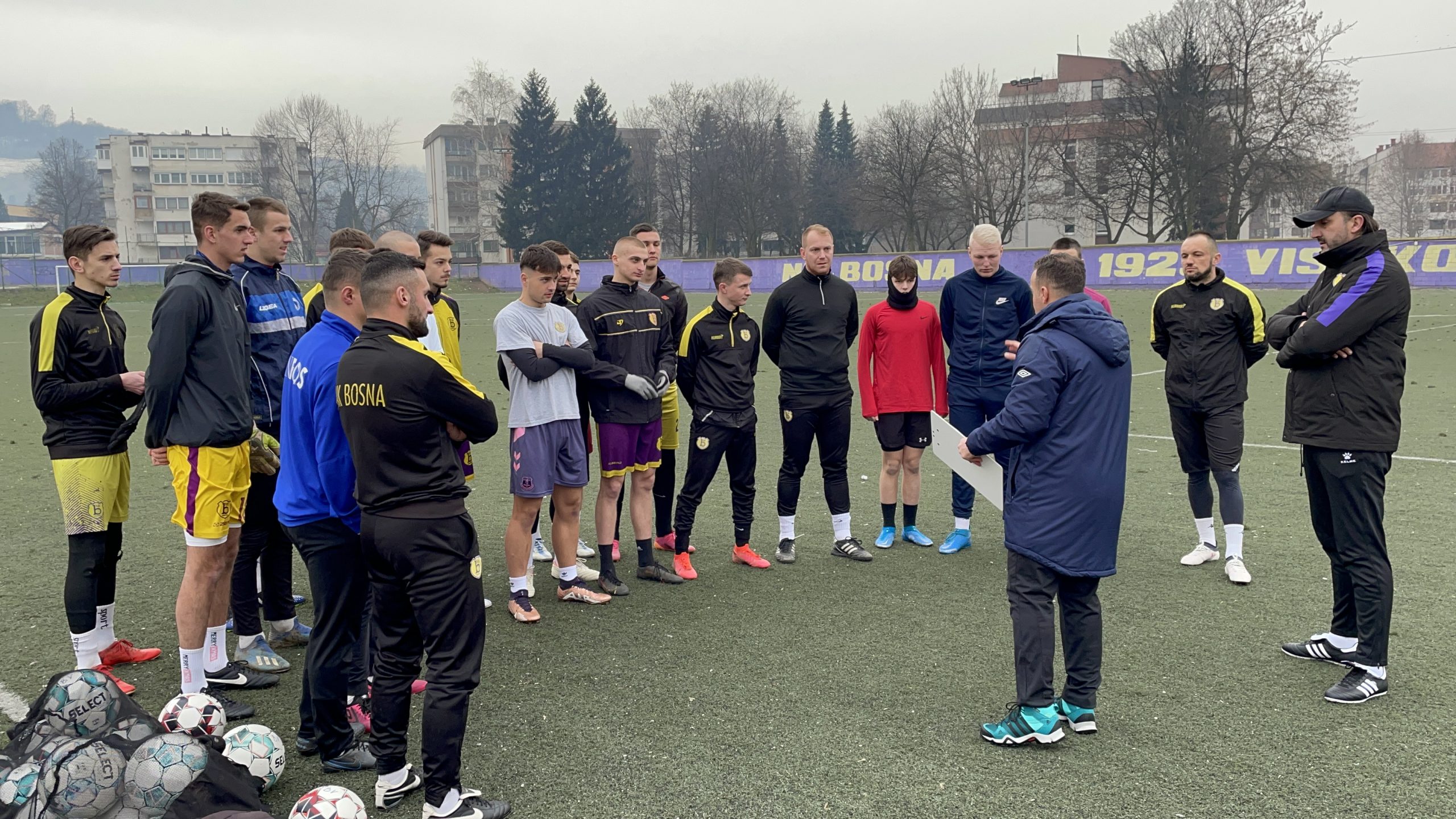 (FOTO/VIDEO) Fudbaleri Bosne započeli sa pripremama za drugi dio sezone