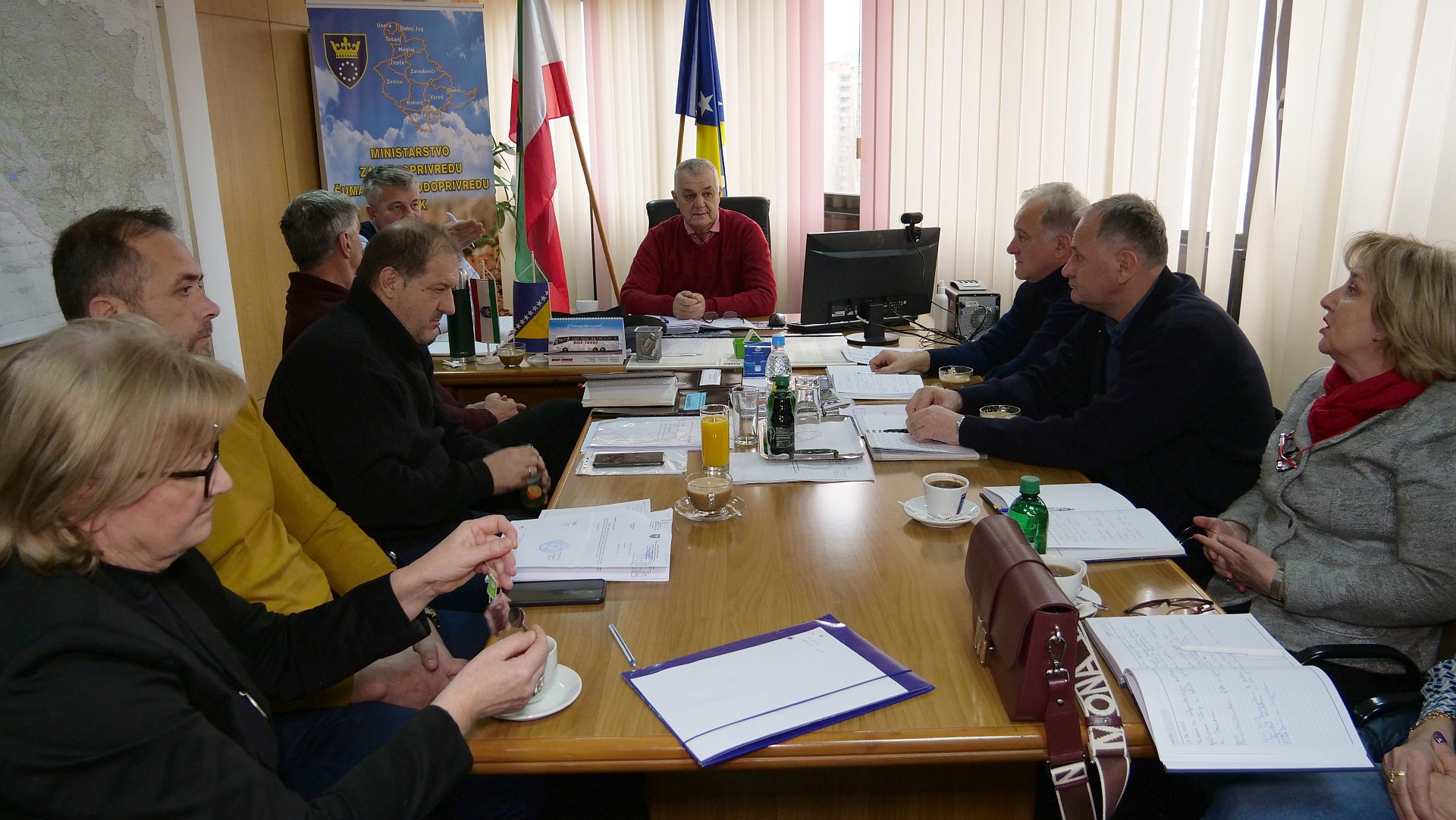 Ministar Marić razgovarao s predstavnicima općina o podršci proljetnoj sjetvi
