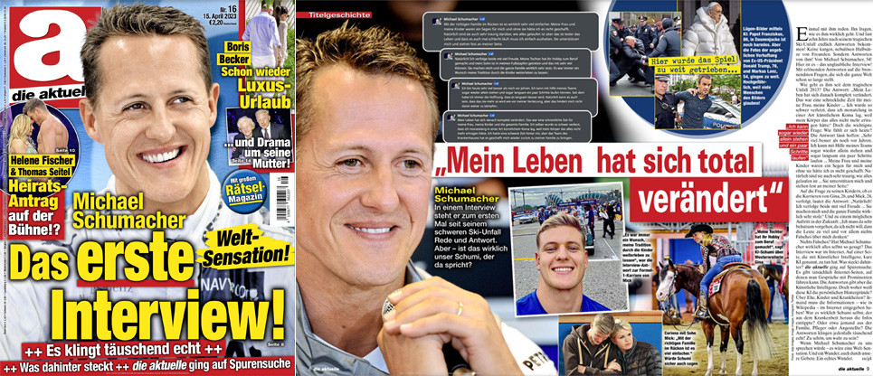 Schumacherova porodica planira tužiti njemački magazin zbog lažnog intervjua