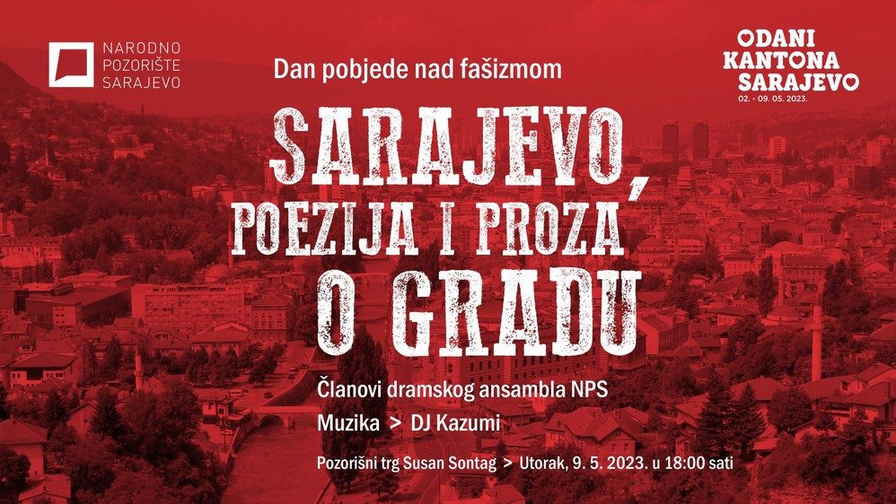 Dramski ansambl NPS sutra izvodi specijalni program posvećen Sarajevu