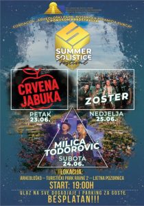 Zvanični plakat „Summer Solstice Festivala“ Fondacije „Arheološki park: Bosanska piramida Sunca“