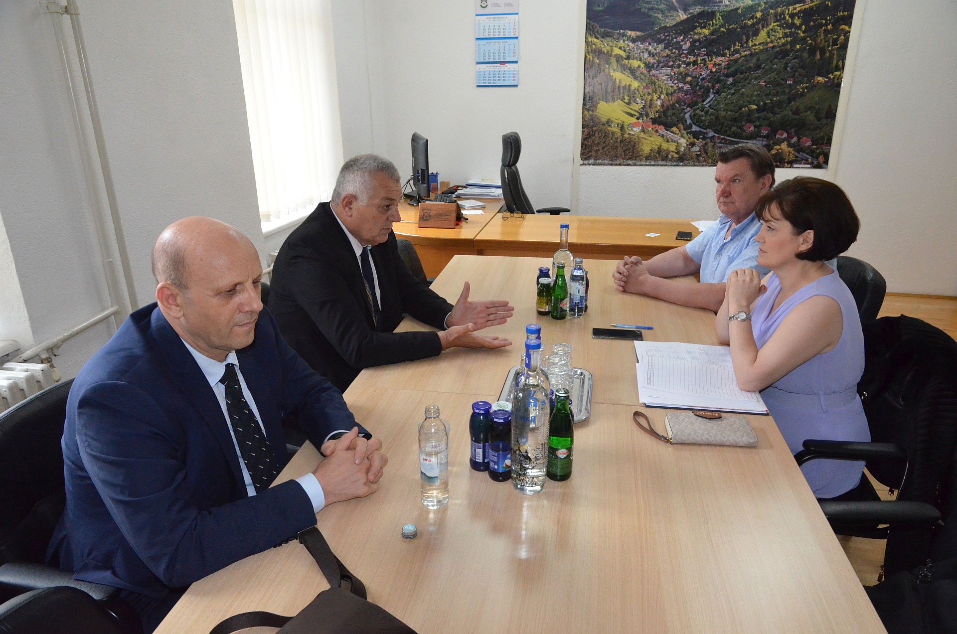 Ministar Vinko Marić i direktor ŠPD-a Hasan Hasić u posjeti Općini Vareš i lokalnoj šumariji
